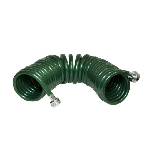 UPC 831868000761, Plastair SpringHose PUWE625B94H-AMZ Light EVA Lead Free Drinking Water Safe Recoil Garden Hose, Green, 3/8-Inch by 25-Foot