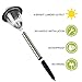 Solar Pathway Lights Outdoor, Kohree Led Solar Landscape Lighting for Path Walkway Driveway Garden Patio Yard, Stainless Steel Silver, 8 Packs