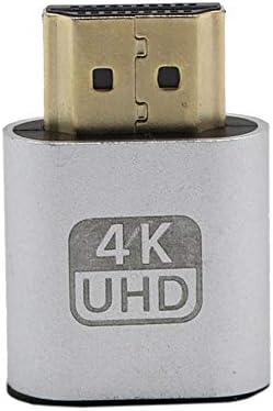 BlackUdragon VGA HDMI Dummy Plug Virtual Display Emulator Adapter DDC Edid Support 1920x1080P For Video Card BTC Mining Miner