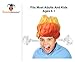 Flame Wig Orange and Yellow Ghost Flame Costume Accessory Ghost Fire Costume Wig - One Size