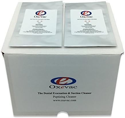 Oxevac Dental Evacuation and Suction Cleaner (Case of 24 Packets)