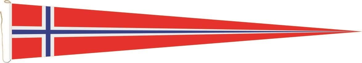 U24 Langwimpel Norwegen Fahne Flagge Wimpel 200 x 40 cm Premiumqualität
