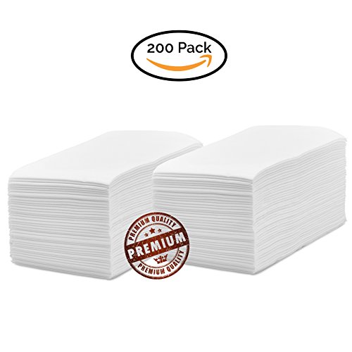 Linen Feel Disposable Guest Hand Towels, Cloth Like Napkins Tissue