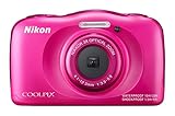 Nikon COOLPIX S33 Waterproof Digital Camera (Pink) - International Version