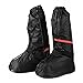 Uelfbaby Overshoes Rain Boots,A Boot Cover for Outdoor Sports Rain/Snow, Waterproof Overshoe Rubber Boots XXL Size (Black)