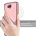 LG X Charge Case, LG Fiesta 2 Case, LG Fiesta LTE Case, AMENQ [Impact Resistant] Hybrid Heavy Duty Shockproof Protective Rugged Armor Case Cover for LG K10 Power/LG L63BL/ LG L64VL (Rose Gold