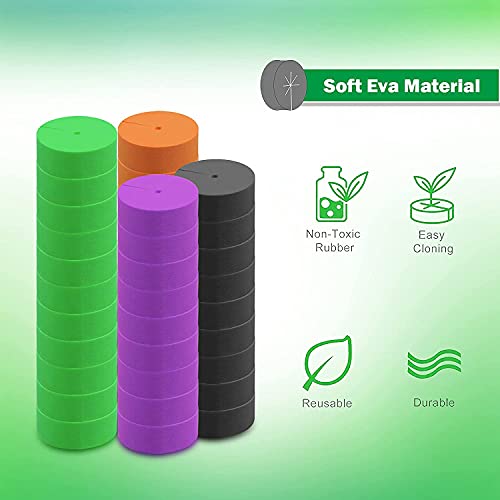 GROWNEER 120 Packs 2 Inches Garden Clone Collars Cloning