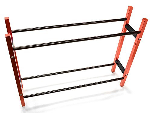 Integy RC Model Hop-ups C26924RED Wheel & Tire Storage Rack 10.5x2.5x8 Inch for 1/10 & 1/8 Scale