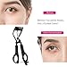 Padcist Eyelash Curler, Beauty Eye Lashes Mini Eyelashes Curler, with Silicone Pressure Refill Replacement Pads Pad Fits All Eye Shapes ( Black)