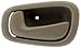 Dorman 79500 Interior Door Handle Compatible with Select Toyota Models, Beige; Textured, Black