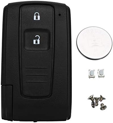 Gankmachine Compatible with Corolla Verso Prius Remote Key shell for Toyota,Fob Shell Fob Case Switch Battery 2 Button Car Accessories