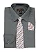 Alberto Danelli's Boys Long Sleeve Dress Shirt with Matching Tie and Handkerchief