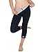 Delfin Spa Women's Heat Maximizing Neoprene Exercise Anti-Cellulite Capris, Black/Black, Small