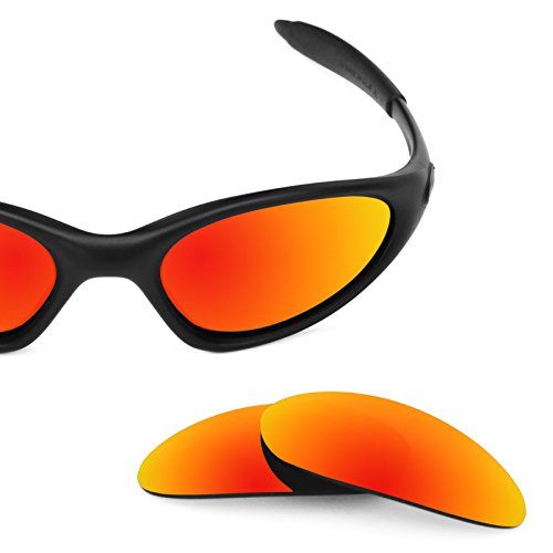 Revant Polarized Replacement Lenses for Oakley Minute 1.0Fire Red MirrorShield