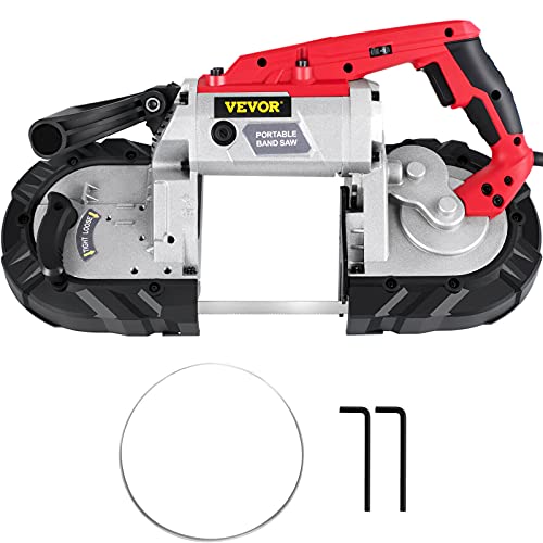 VEVOR Portable Band Saw, 5Inch Cutting Capacity Corded BandSaw, Variable Speed Hand