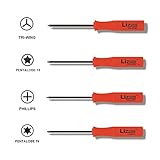 Lizone S2 Pentalobe 6 Pentalobe 5 Phillips Tri-wing Screwdrivers for MacBook Pro MacBook Air and MacBook(fit All Retina Retina Display models and old Macbook models)