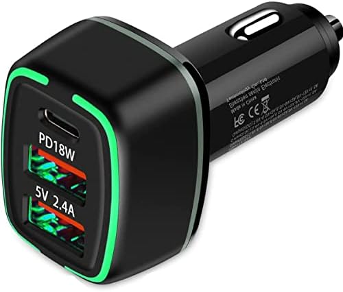 Diason USB C Car Charger Port Fast Charger Cigarette Lighter USB