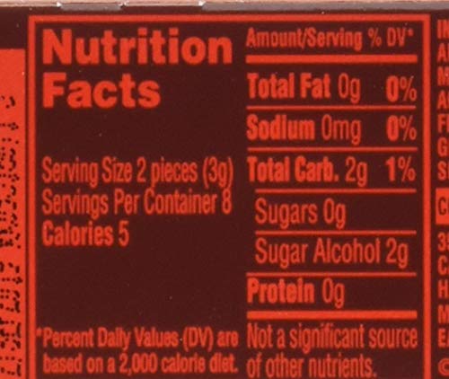 DENTYNE FIRE SPICY CINNAMON SUGAR-FREE GUM, 12 PACK