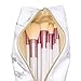 HP95 Multifunction Marble Makeup Pouch Zipped Travel Cosmetic Brush Bag Marble Pencil Pen Pouch Case Stationery Bag (B)