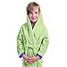 Izzy & Roo Green Dinosaur Hooded Bathrobe for Kids (3-6 Years)