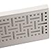 Accord ABBBWHB18 Baseboard Register with Wicker Design, 18-Inch(Duct Opening Measurement), White
