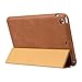Jisoncase Vintage Genuine Leather Smart Cover Case for iPad mini 3 & iPad mini 2 & iPad mini, JS-IM2-01A20-Brown