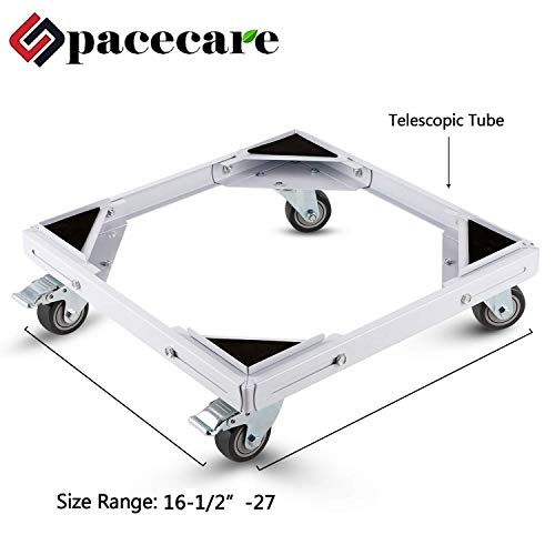 SPACECARE Telescopic Furniture Dolly Roller with Swivel Locking Casters