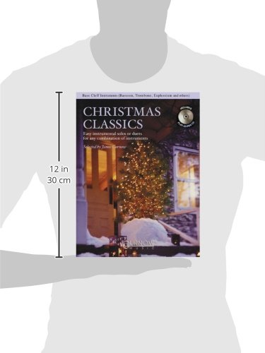 Christmas Classics - Easy Instrumental Solos or Duets for Any Combination of Instruments: Bass Clef Instruments (Bassoon, Trombone, Euphonium, & Others)