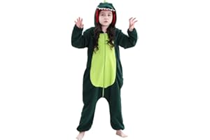 JVJQ Unisex Animal Halloween Kids Onesie for Girls Boys One Piece Christmas Pajamas Costume Party Cosplay Pyjamas
