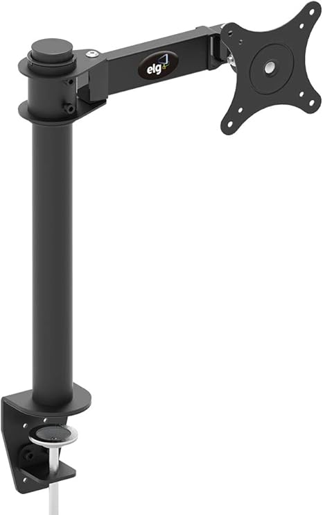 Suporte Articulado de Mesa para Monitores de 17” a 27”, ELG, F50N, Preto