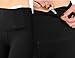 VIV Collection Plus Size Printed Brushed Leggings with Pocket (VP104-BLACK)