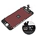 DRT Replacement LCD Touch Screen Digitizer Frame Assembly Full Set with 5-Piece Tools for iPhone 5 - Black