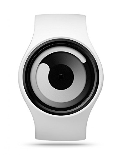 Ziiiro snow white gravity silicone watch