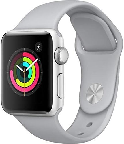 Amazon Com Apple Watch Series 3 Gps 38mm Silver Aluminum Case With White Sport Band Renewed