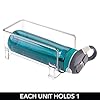 mDesign-Countertop-Water-Bottle-Holder--Refreshing-Water-Bottle-Storage-4-Bottles-x-4-Stackable-Racks-for-Countertops-Workstations-or-in-your-Fridge-Kitchen-Accessories-Transparent mDesign Countertop Water Bottle Holder — Refreshing Water Bottle Storage - 4 Bottles x 4 Stackable Racks for Countertops…