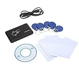 KKmoon Contactless 14443A Card Encoder IC Card Reader Writer with 5pcs Cards 5pcs Key Fob USB Interface 13.56MHZ RFID