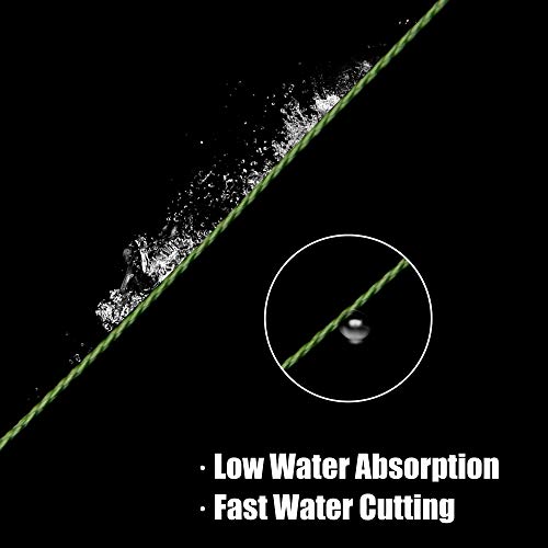 OROOTL Geflochtene Angelschnur 100M~1000M 4fach PE Geflochten Angeln Schnüre Braided Fishing Line(10LB-133LB) für das Salzwasser SüÃwasser – Bild 3