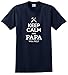 Keep Calm and Papa Will Fix It, Gift for Grandpa T-Shirt X-Large Navy [PPP]