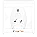 kwmobile Car Key Cover for Mercedes Benz - Silicone Protective Key Fob Cover for Mercedes-Benz 3 Button Car Key - White