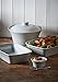 Mason Cash Classic Kitchen Stoneware Square Baking Roasting Serving Dish, Ceramic, Grey, 26 x 26 x 7 cm