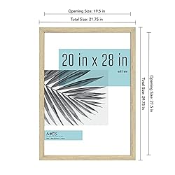 MCS Studio Gallery Frame, Natural Woodgrain, 20 x