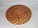 Finger Labyrinth, Cherry wood labyrinth, marble maze, wooden labyrinth, hand eye coordination, zen board, meditation assistant, finger maze