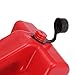YOUNGFLY 10L Fuel Tank Cans Spare 2.5 Gallon Portable Fuel Oil Petrol Diesel Storage Gas Tank Emergency Backup for SUV ATV UTV Car Air Diesel (red,10L)