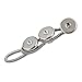 Comfy Clothiers Metal Collar Extenders for Men Dress Shirts - Removable Expanders for Shirt Collar - Button Extender for Mens Shirts - Extend a Button - Neck Extender for Dress Shirt - 10 Pack