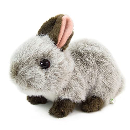 吉徳 りくのなかまたち ウサギ ぬいぐるみ グレー 180498