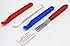 Scotty Peelers Label & Sticker Remover - 3 Plastic Red, White, Blue and 1 Metal Blade with Cover