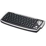 Wireless Multimedia Keyboard with Trackball and Scroll Wheel for PC HTPC IPTV Smart TV and Android TV Box Media Player