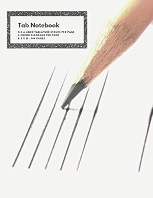 Guitar Tablature Notebook 144 Pages 6 Chord Staff 8 5 X 11 A A Large Print Blank Wide Staff Manuscript Paper For Teachers Students And Musicians By Music Diamond Al Amazon Ae