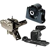 OMNI5 K0711 Fits 2006-2008 Toyota RAV4 2.4L Front &amp; Front RT Motor &amp; Trans Mount Set 3PCS : A62012, A62049HY, A62064