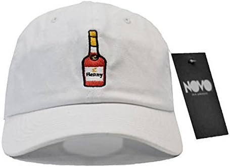 NOVO LOS ANGELES Henny Dad Hat Baseball Cap by (White)